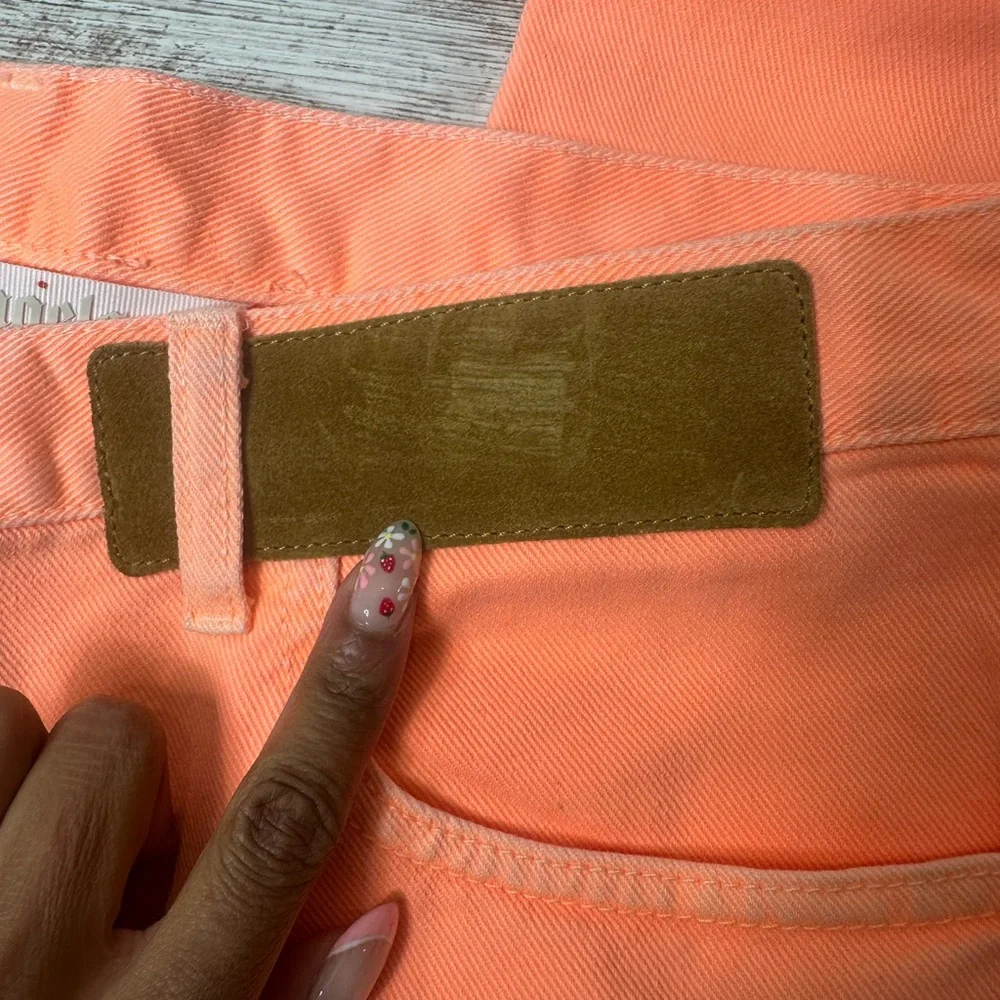 PALM ANGELS Orange Faded Jeans size 31